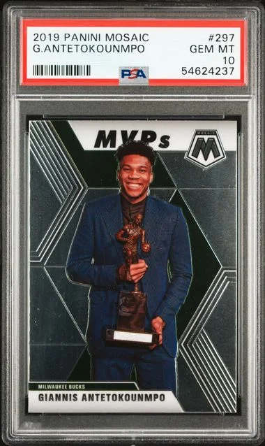 2019 Panini Mosaic Giannis Antetokounmpo #297 card image