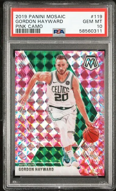 2019 Panini Mosaic Gordon Hayward #119 card image