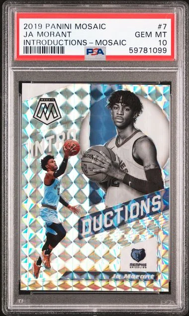 2019 Panini Mosaic Ja Morant Introductions #7 card image