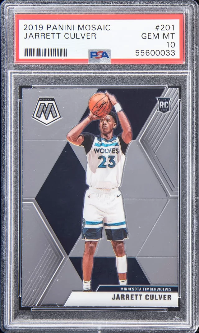 2019 Panini Mosaic Jarret Culver #201 card image
