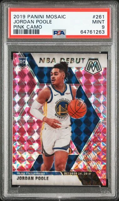 2019 Panini Mosaic Jordan Poole #261 card image