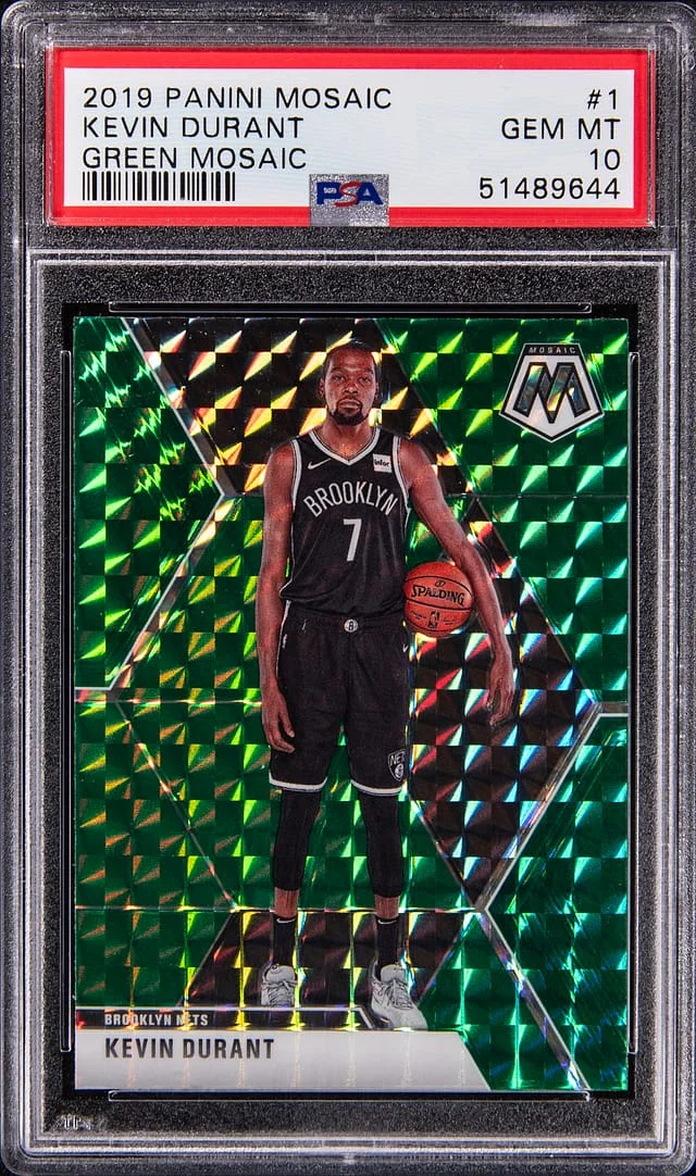 2019 Panini Mosaic Kevin Durant #1 card image