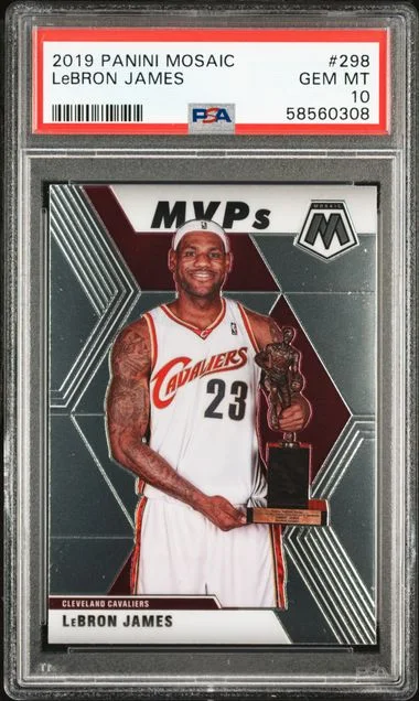 2019 Panini Mosaic LeBron James #298 card image