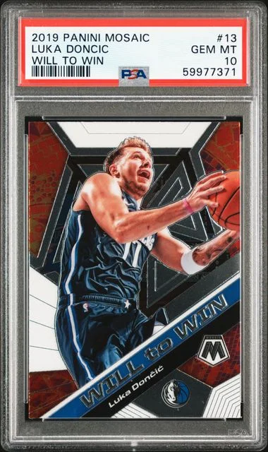 2019 Panini Mosaic Luka Doncic Will To Win #13 card image