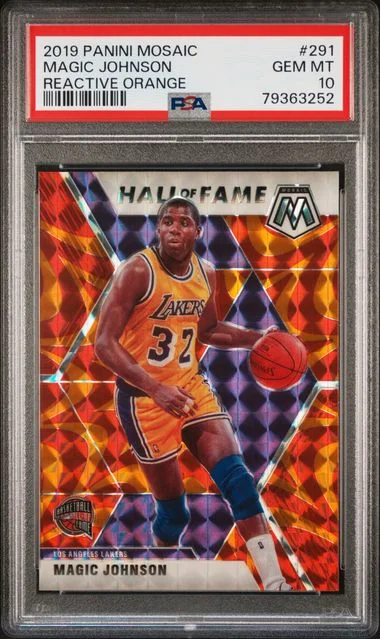 2019 Panini Mosaic Magic Johnson #291 card image