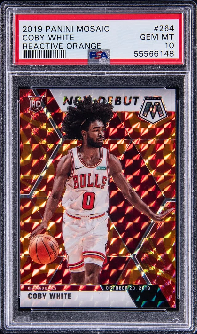 2019 Panini Mosaic Orange Reactive Coby #no-number card image