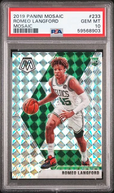 2019 Panini Mosaic Romeo Langford #233 card image