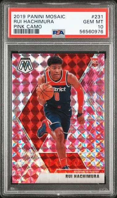 2019 Panini Mosaic Rui Hachimura #231 card image