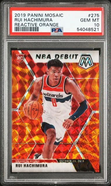 2019 Panini Mosaic Rui Hachimura #275 card image