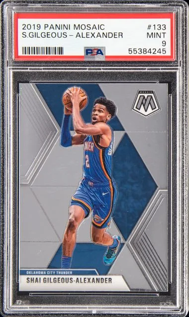 2019 Panini Mosaic Shai Gilgeous-Alexander #133 card image