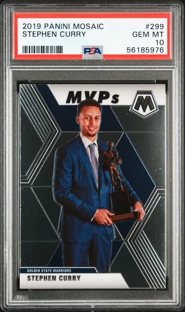 2019 Panini Mosaic Stephen Curry #299 card image