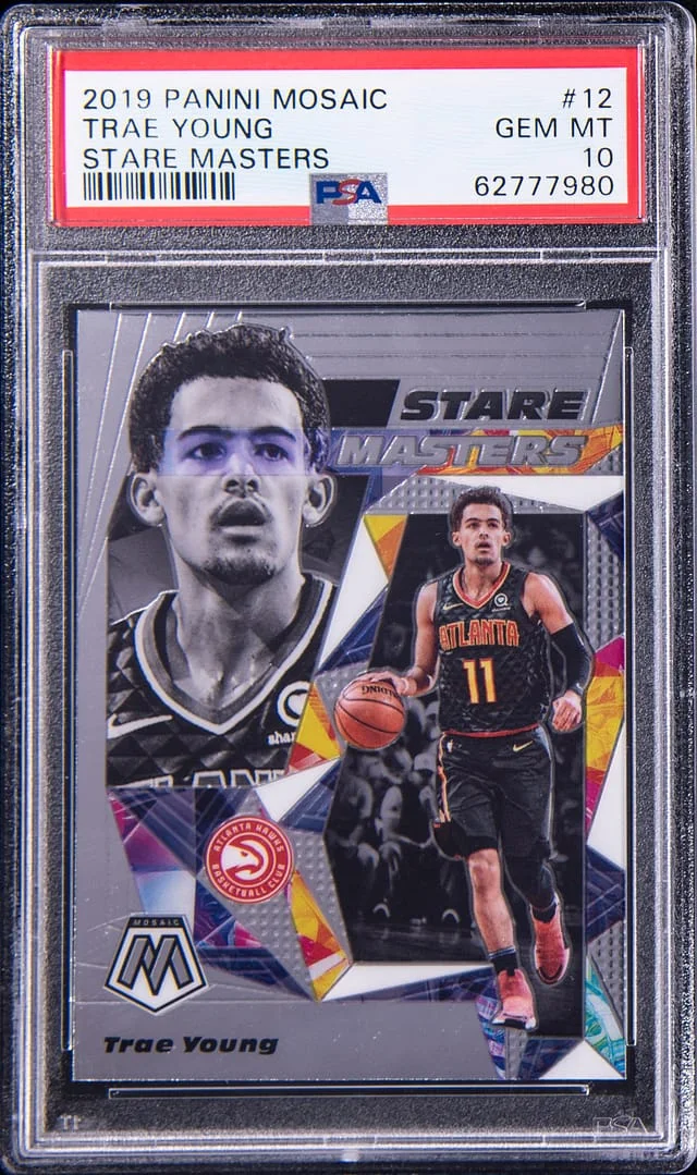 2019 Panini Mosaic Trae Young Stare Masters #12 card image