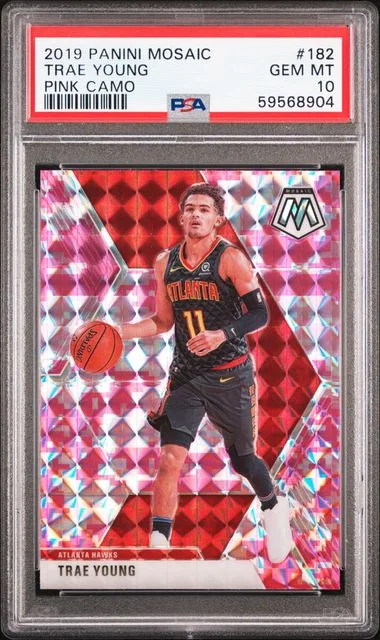 2019 Panini Mosaic Trae Young #182 card image