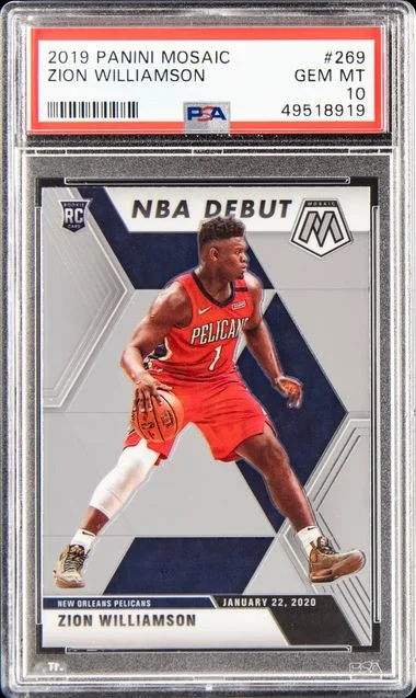 2019 Panini Mosaic Zion Williamson #269 card image