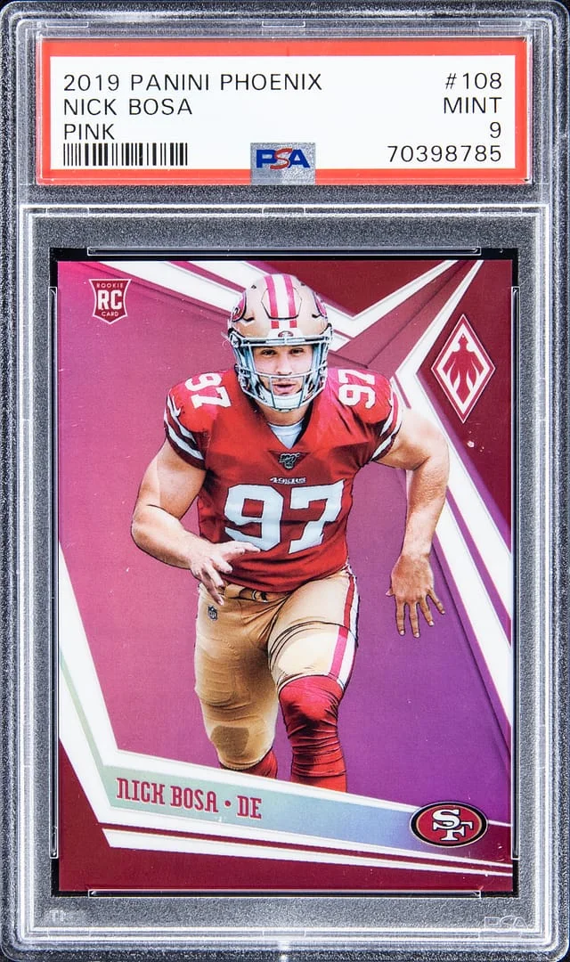 2019 Panini Nick Bosa Phoenix Pink #108 card image