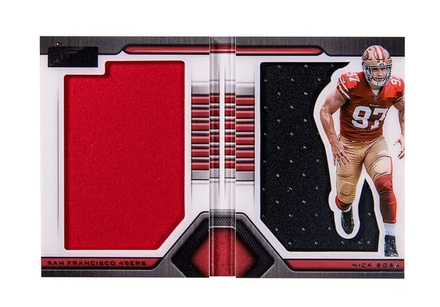2019 Panini Nick Bosa Booklet Playbook Jumbo Memorabilia #RJM-16 card image
