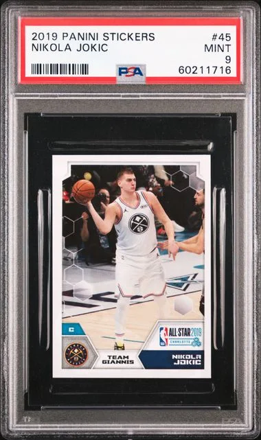 2019 Panini Nikola Jokic Stickers #45 card image