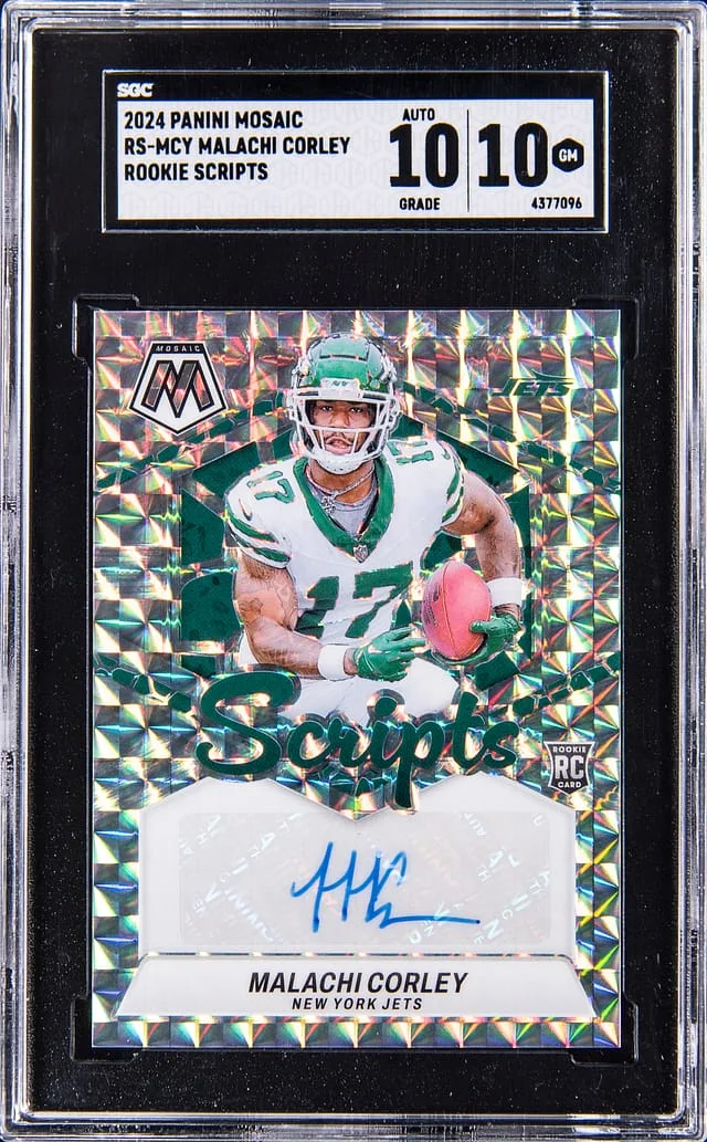 2019 Panini Obsidian Malachi Corley Electric Etch White Finite #RS-MCY card image