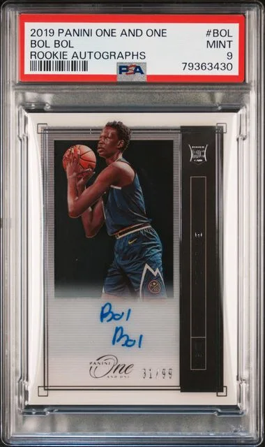 2019 Panini One and One Bol Bol Autograph #BOL card image