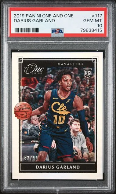 2019 Panini One and One Darius Garland #117 card image