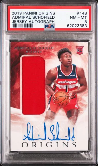 2019 Panini Origins Admiral Schofield #148 card image