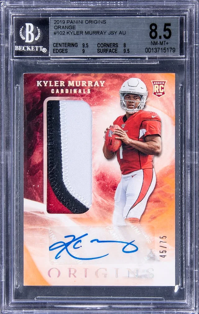 2019 Panini Origins Kyler Murray Orange #102 card image