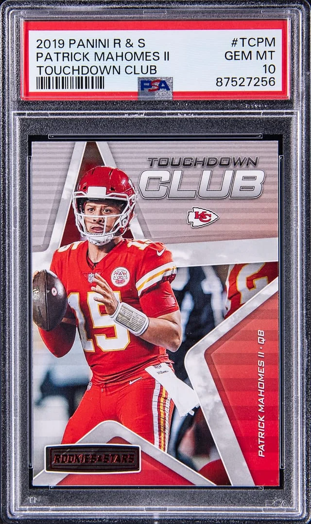 2019 Panini Patrick Mahomes II Rookies & Stars Touchdown Club #TC-PM card image