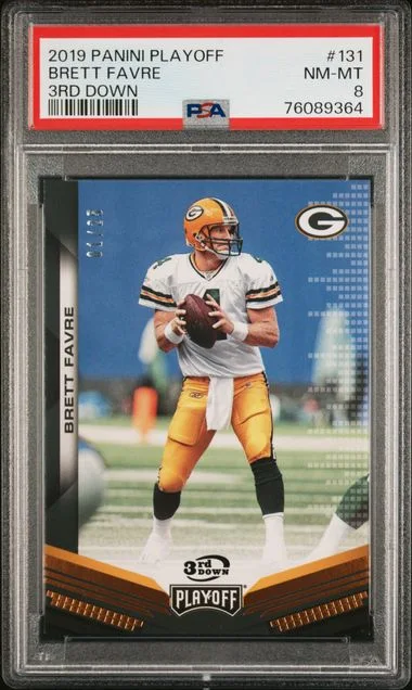 2019 Panini Playoff Brett Favre 3rd Down #131 card image