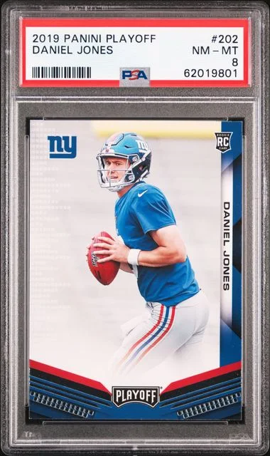 2019 Panini Playoff Daniel Jones #202 card image