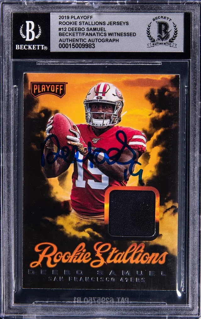 2019 Panini Playoff Deebo Samuel Stallions Jerseys #RS-12 card image
