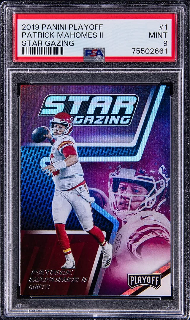 2019 Panini Playoff Patrick Mahomes II Star Gazing #1 card image