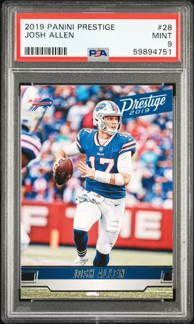 2019 Panini Prestige Josh Allen #28 card image