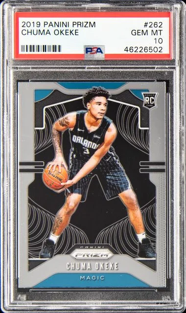 2019 Panini Prizm Chuma Okeke #262 card image