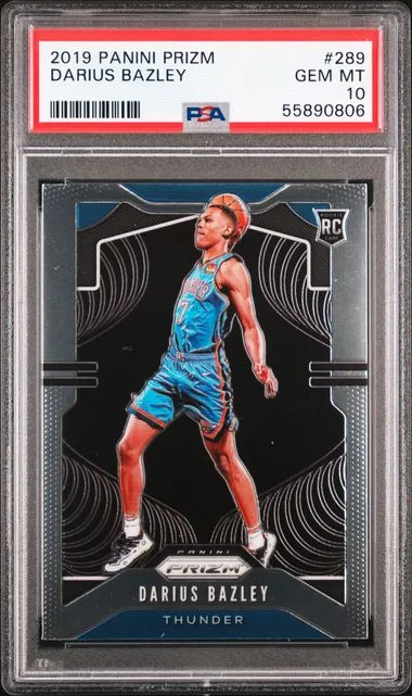 2019 Panini Prizm Darius Bazley #289 card image