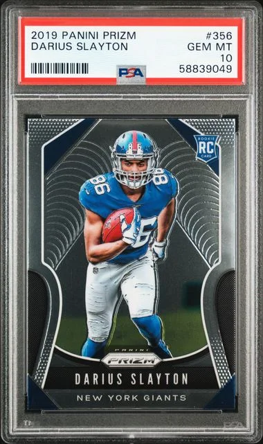 2019 Panini Prizm Darius Slayton #356 card image