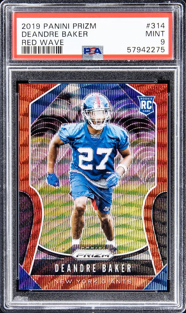 2019 Panini Prizm Deandre Baker Camo Prizm #314 card image