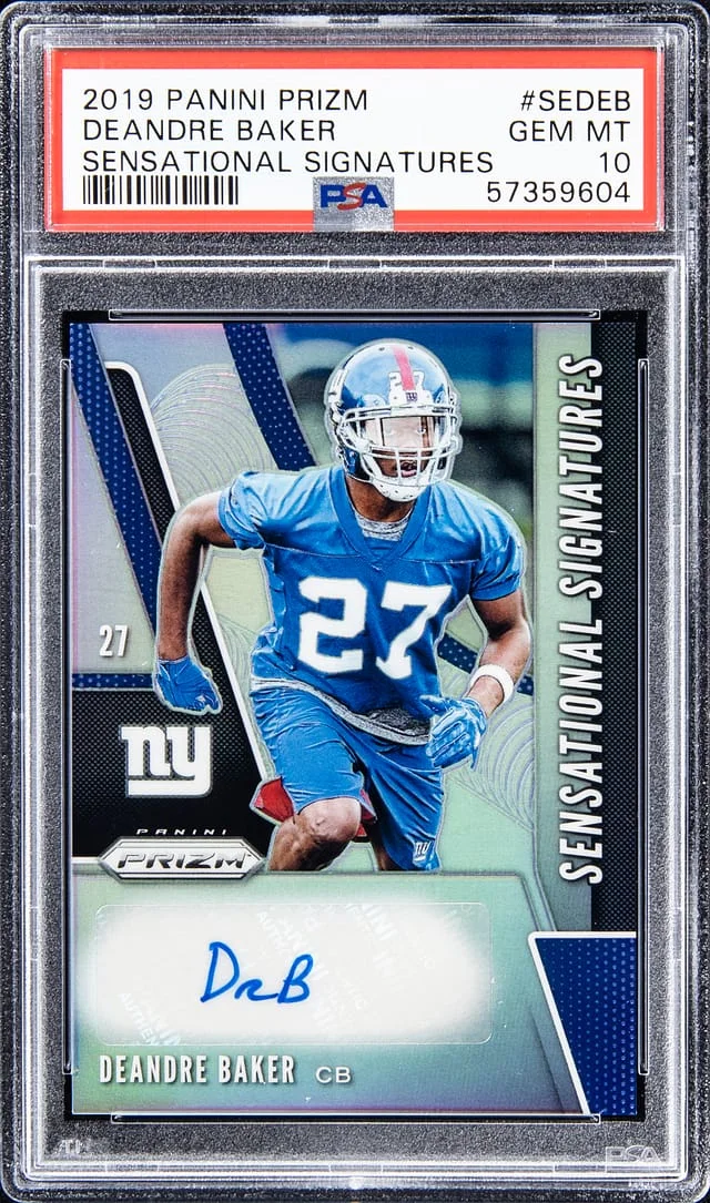 2019 Panini Prizm Deandre Baker Sensational Signatures #SE-DEB card image