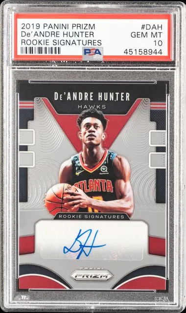2019 Panini Prizm De'Andre Hunter Signatures #DAH card image