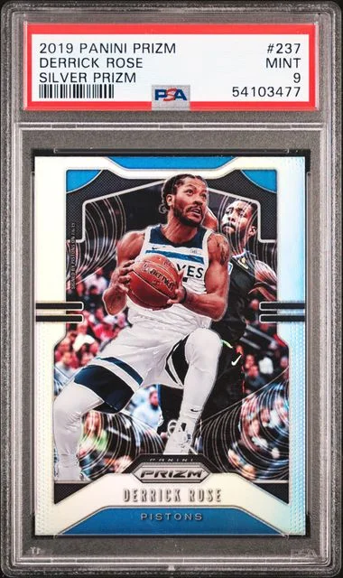 2019 Panini Prizm Derrick Rose Silver Prizm #237 card image