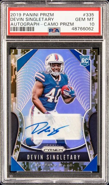 2019 Panini Prizm Devin Singletary #335 card image