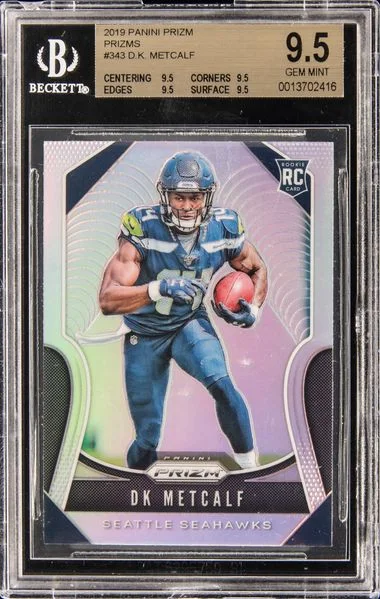 2019 Panini Prizm Dk Metcalf #343 card image