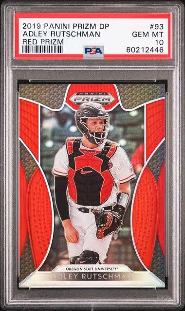 2019 Panini Prizm Draft Picks Adley Rutschman #93 card image