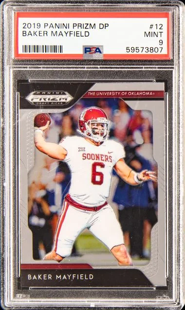 2019 Panini Prizm Draft Picks Baker Mayfield #12 card image