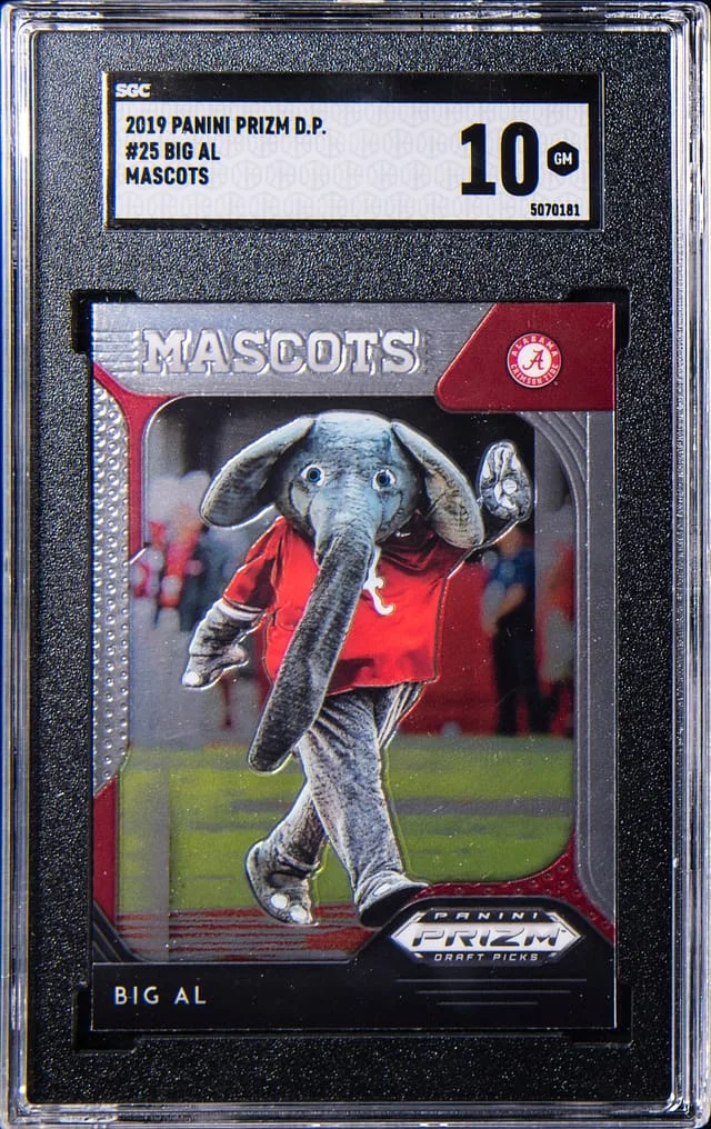 2019 Panini Prizm Draft Picks Big Al Mascots #25 card image