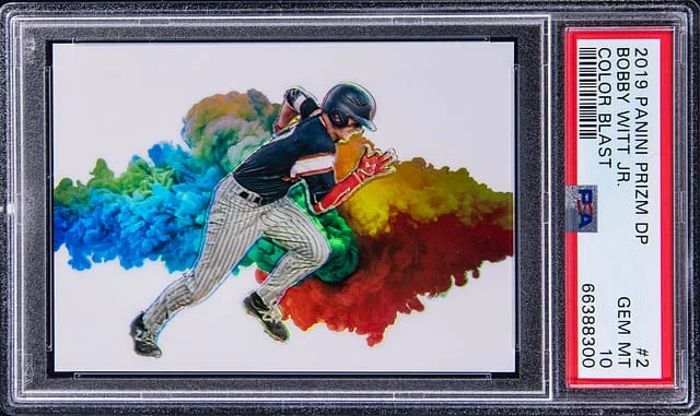 2019 Panini Prizm Draft Picks Bobby Witt Jr Color Blast #2 card image