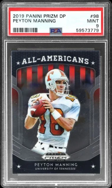2019 Panini Prizm Draft Picks Peyton Manning #98 card image