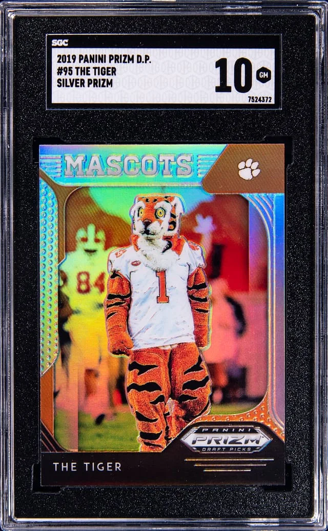 2019 Panini Prizm Draft Picks The Tiger Silver Prizm #95 card image