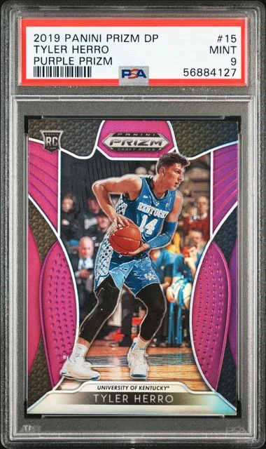 2019 Panini Prizm Draft Picks Tyler Herro #15 card image