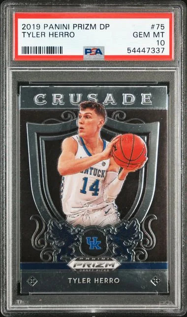 2019 Panini Prizm Draft Picks Tyler Herro #75 card image