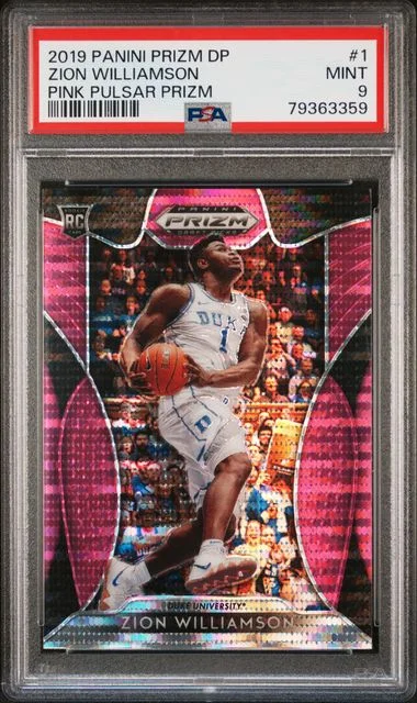2019 Panini Prizm Draft Picks Zion Williamson #1 card image